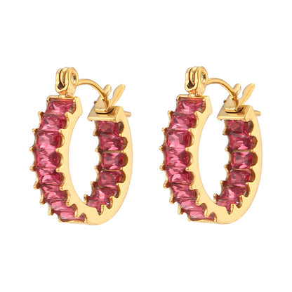 Argollas Frida Fucsia
